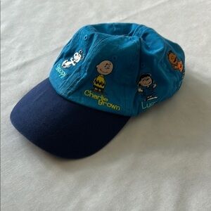 Blue Peanuts Character Baseball Cap